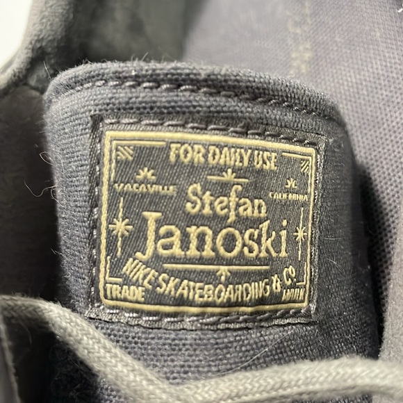 Nike ZOOM STEFAN JANOSKI Canvas Grey Skate Shoes. Style 615957-027 Men's Size 12 - Picture 9 of 10
